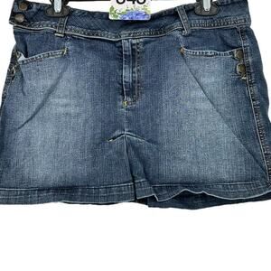 Mix It Stretch Blue Jean Skirt Size 12